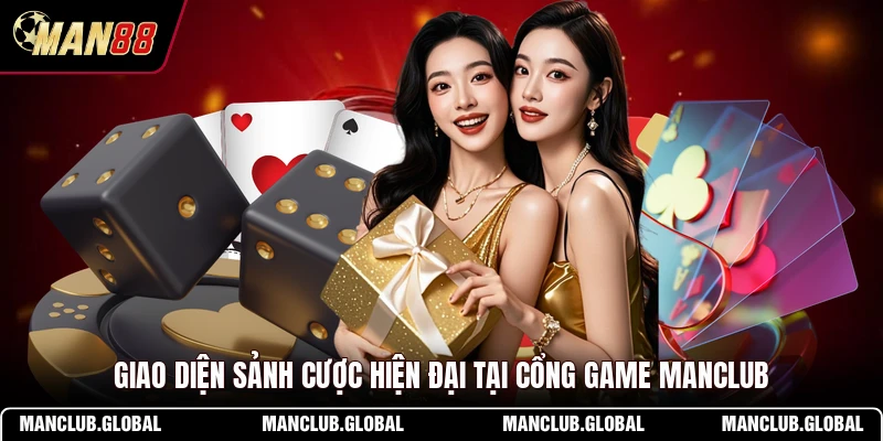 Giao diện sảnh cược hiện đại tại cổng game MANCLUB